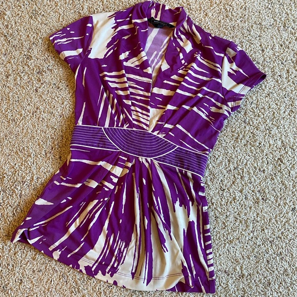 EUC BCBG Faux Wrap top - Picture 1 of 4